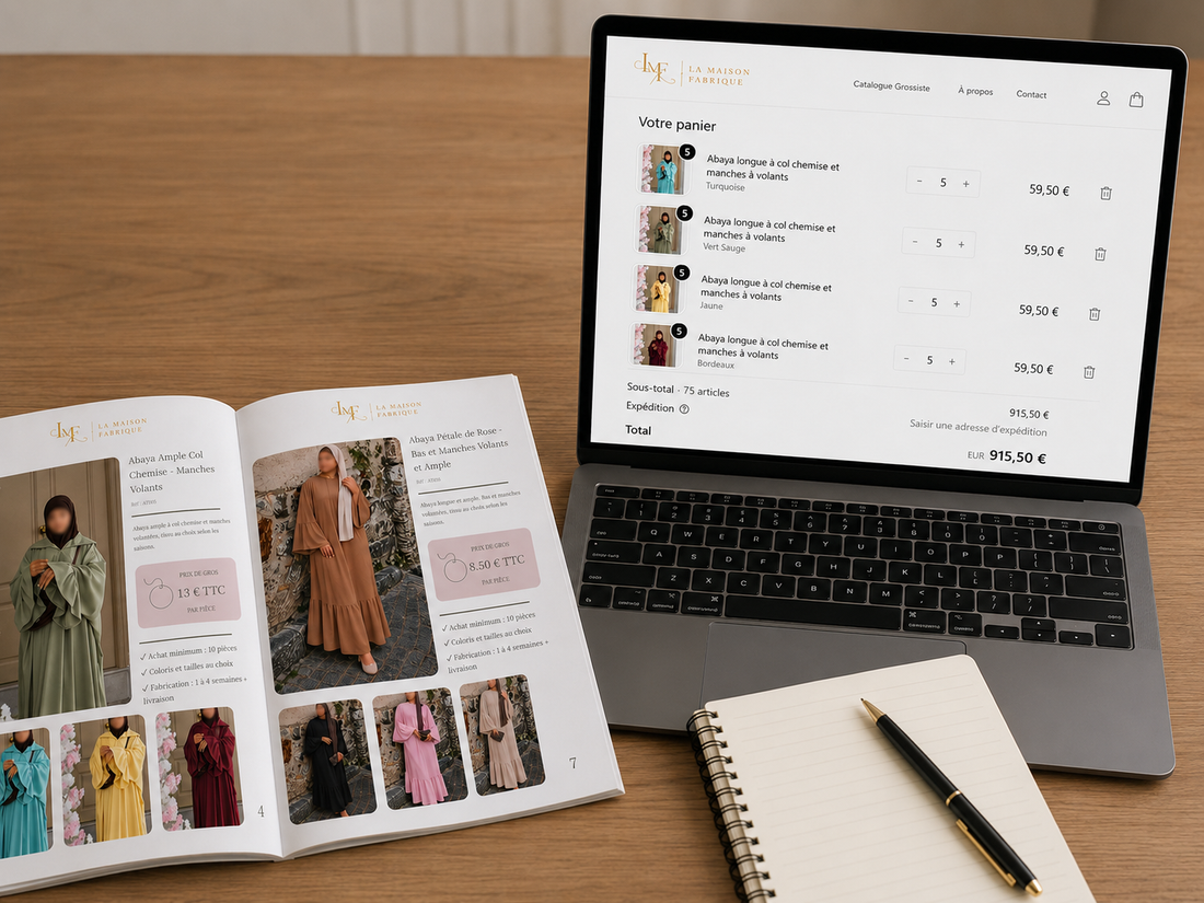 Comment préparer sa première commande auprès d’un fabricant d’abayas