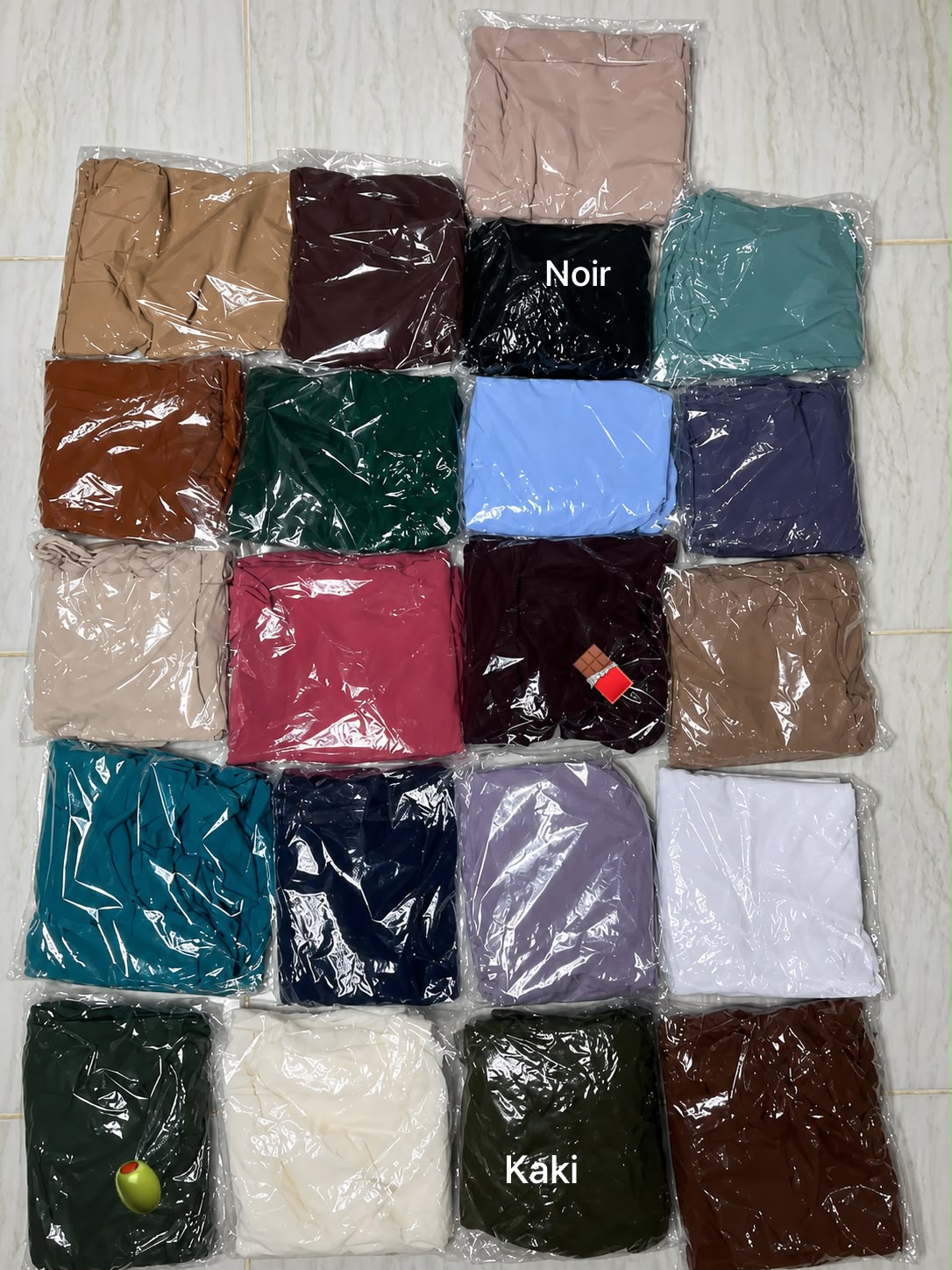 Hijab Voile Carré Volant en Mousseline